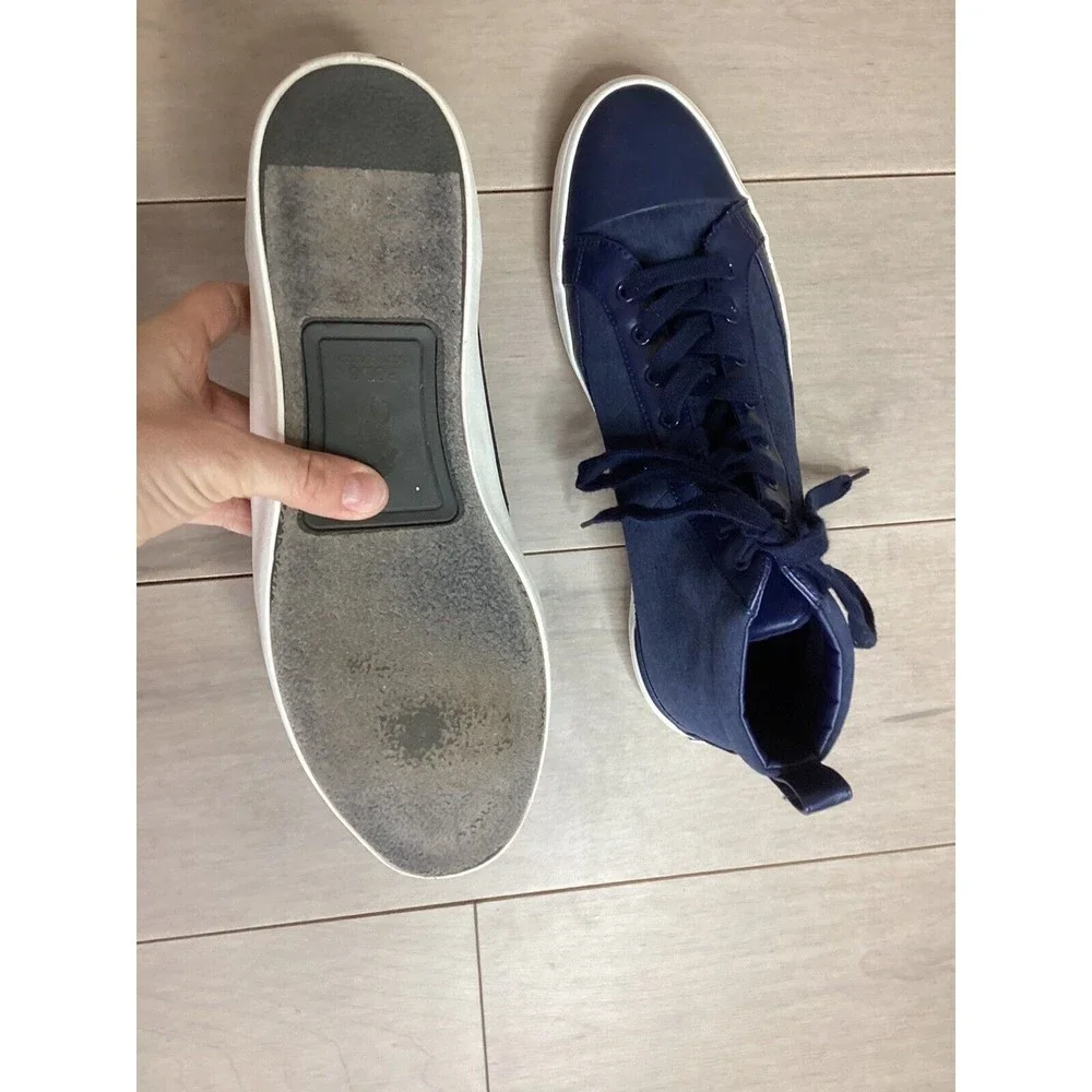 Polo Ralph Lauren Men's Clarke Fashion Hi Top Sneaker 13 D Blue